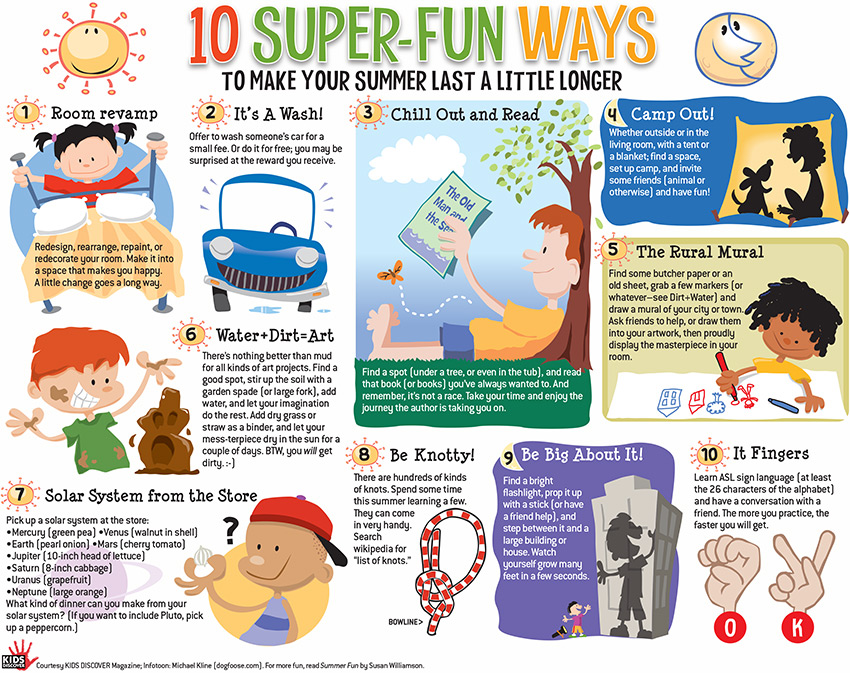 staying healthy infographic for kids